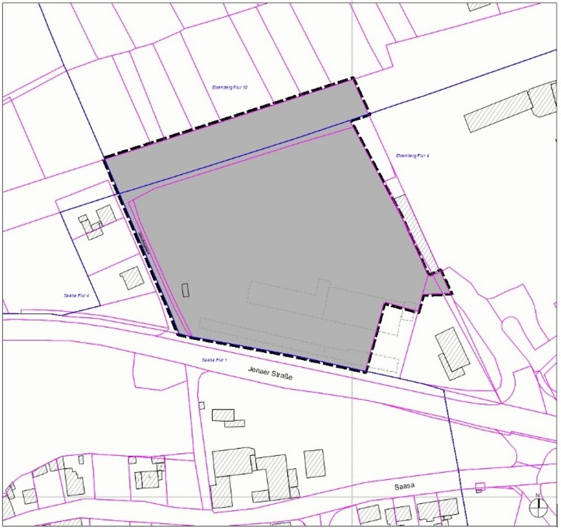 Geltungsbereich Jenaer Straße 40