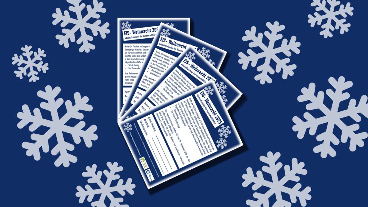 Symbolbild Teilnahmekarte EIS- Weihnacht
