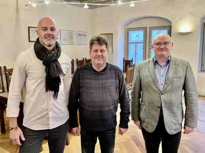 Mitglieder des Beirates v.L.n.R.: Jost Samorski (Sachkundiger Bürger im Bauausschuss), Andreas Kühl (Vorsitzender Wirtschaftsbeirat) und Uwe Hofmann (Stellv. Vorsitzender Wirtschaftsbeirat)