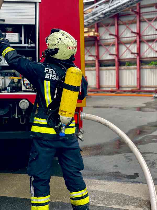 Feuerwehr im Brandeinsatz