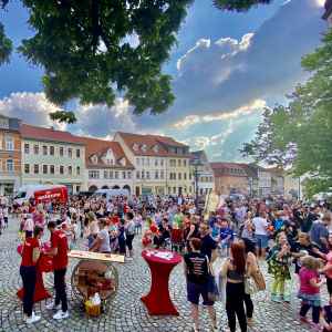 Veranstaltung auf dem Markt