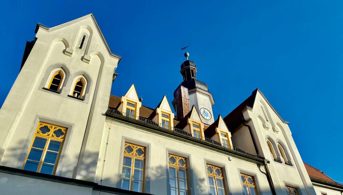 Rathaus vom hinteren Markt