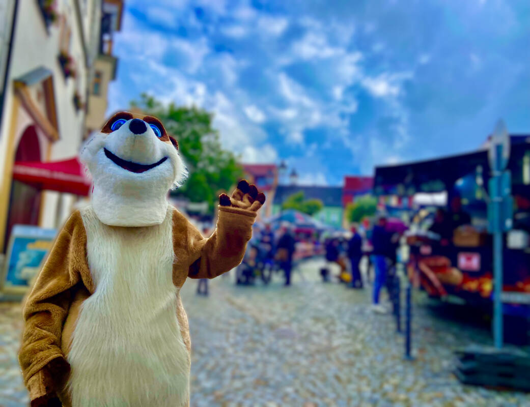 Das Maskottchen des Eisenberger Tiergartens - Kolo