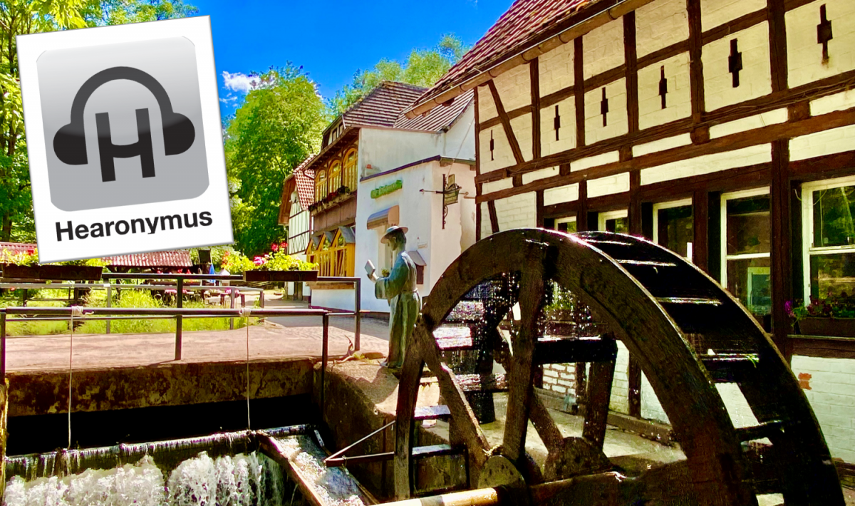 Symbolbild Audio- Guide durch das Mühltal mit der App "Hearonymus"