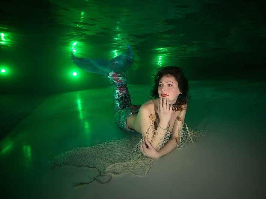 Meerjungfrauenschwimmen