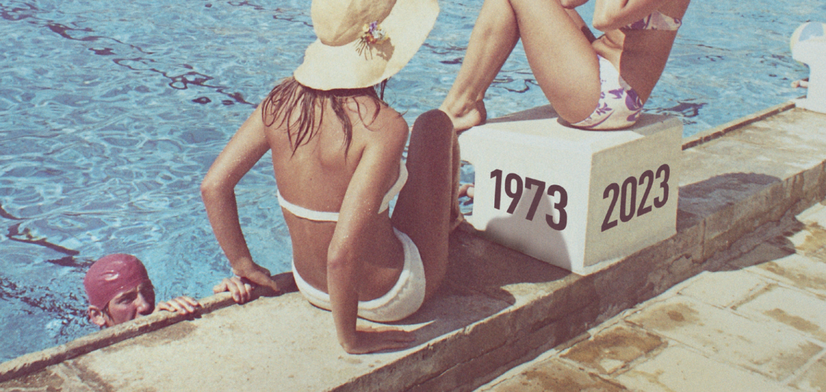 Historische Ansicht aus dem Freibad Eisenberg