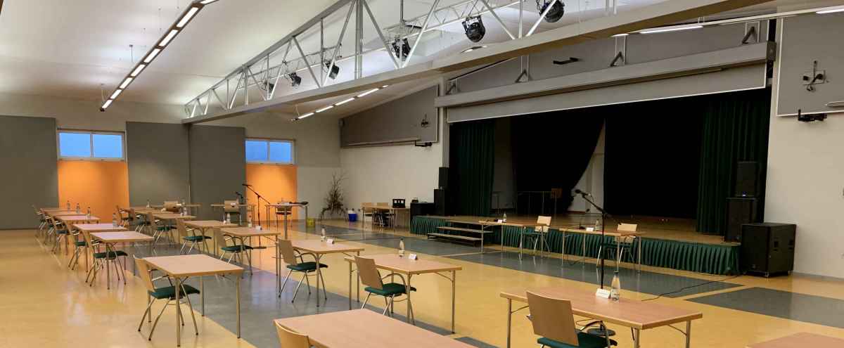 Stadtratssitzung in der Stadthalle