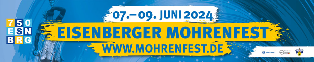Titelbild zum Eisenberger Mohrenfest 2023