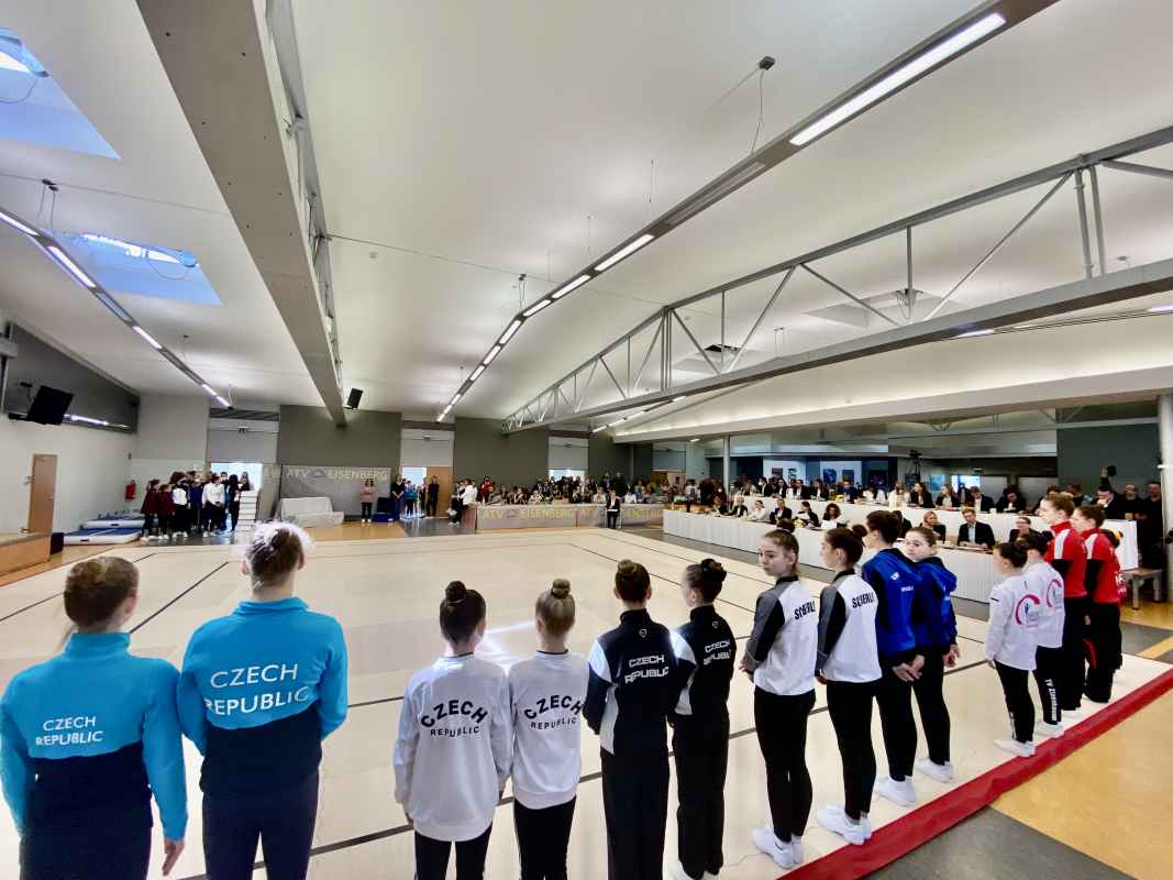 Aerobic- Wettkampf in der Stadthalle