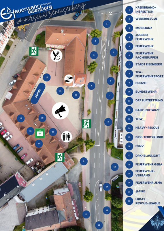 Lageplan zum Tag der Retter 2025