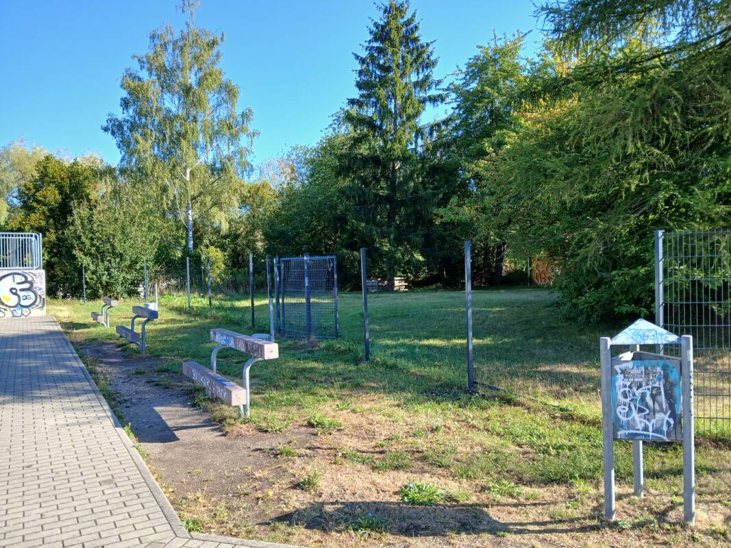 Diebstahl Zaunsfelder Skaterpark