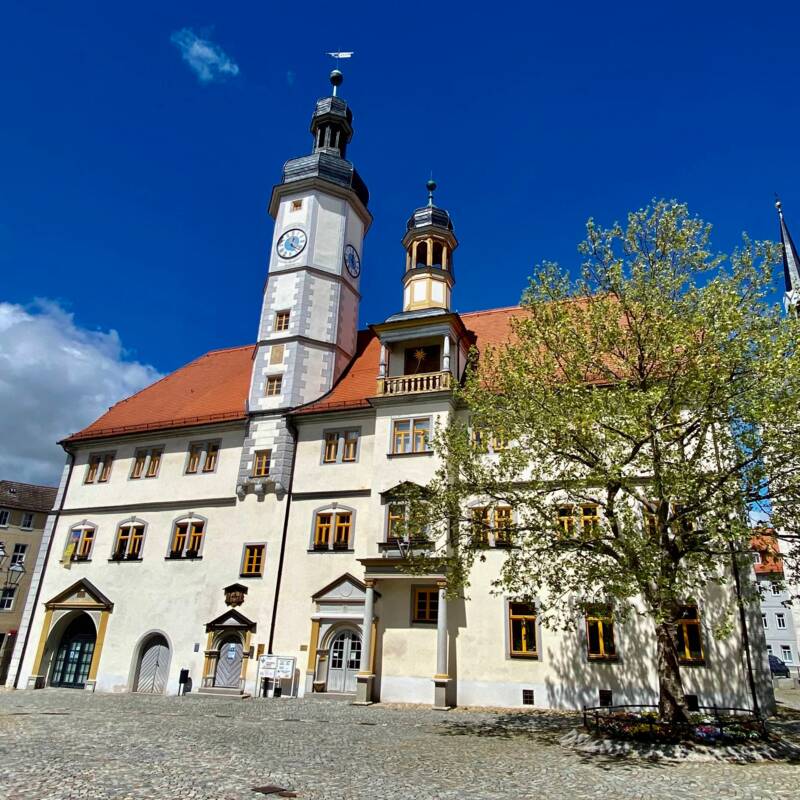 Rathaus im Sommer