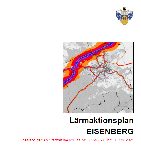 Titelbild des Berichtes zum Lärmaktionsplan