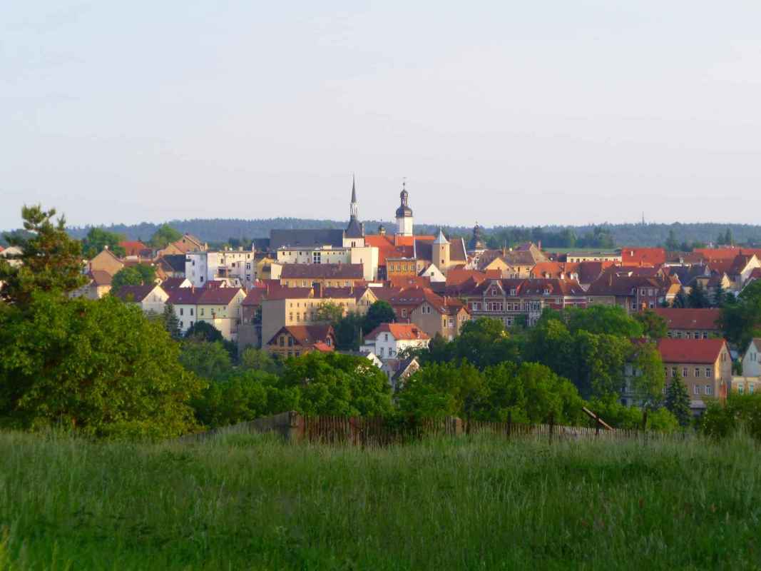 Stadtansicht Eisenberg aus Richtung Gösen